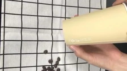 Vaso de papel desechable Vaso y taza de papel de pared simple personalizados
